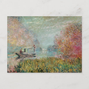 Claude Monet   The Boat Studio on the Seine, 1875 Briefkaart