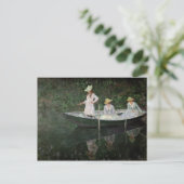 Claude Monet | The Boat te Giverny, c.1887 Briefkaart (Staand voorkant)