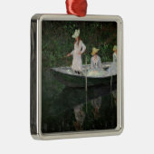 Claude Monet | The Boat te Giverny, c.1887 Metalen Ornament (Rechts)