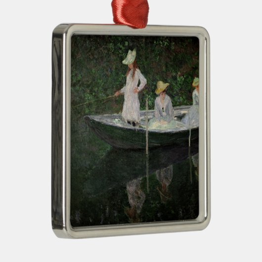 Claude Monet | The Boat te Giverny, c.1887 Metalen Ornament (Rechts)