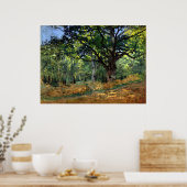 Claude Monet The Bodmer Oak, Fontainebleau Forest Poster (Keuken)