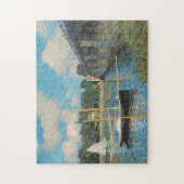 Claude Monet The Bridge bij Argenteuil Painting Legpuzzel (Verticaal)