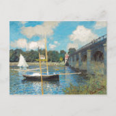 Claude Monet The Bridge te Argenteuil (1874) Briefkaart (Voorkant)