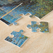 Claude Monet The Bridge te Argenteuil (1874) Legpuzzel (Zijkant)