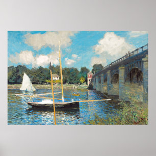 Claude Monet The Bridge te Argenteuil (1874) Poster