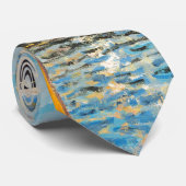 Claude Monet The Bridge te Argenteuil (1874) Stropdas (Opgerold)