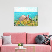 Claude Monet The Cabin te Saint-Adresse Fine Art Canvas Afdruk (Insitu (Woonkamer))