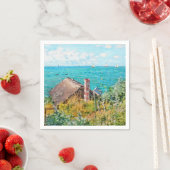 Claude Monet The Cabin te Saint-Adresse Fine Art Servetten (Insitu)