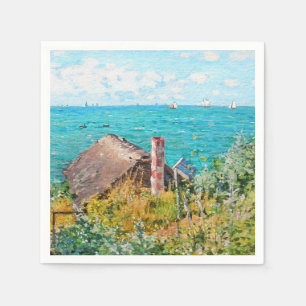 Claude Monet The Cabin te Saint-Adresse Fine Art Servetten