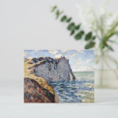 Claude Monet The Cliff of Aval, Etrétat Briefkaart (Staand voorkant)