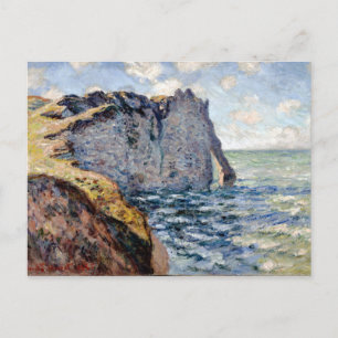 Claude Monet The Cliff of Aval, Etrétat Briefkaart