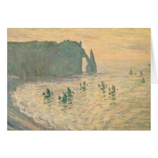 Claude Monet | The Cliffs at Etretat, 1886 (Voorkant Horizontaal)