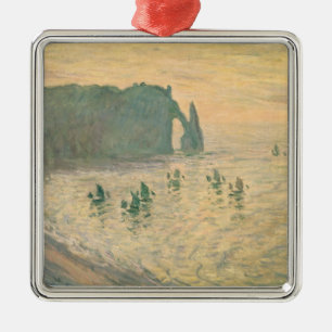 Claude Monet   The Cliffs at Etretat, 1886 Metalen Ornament