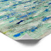 Claude Monet - The Cliffs at Étretat Poster (Hoek)