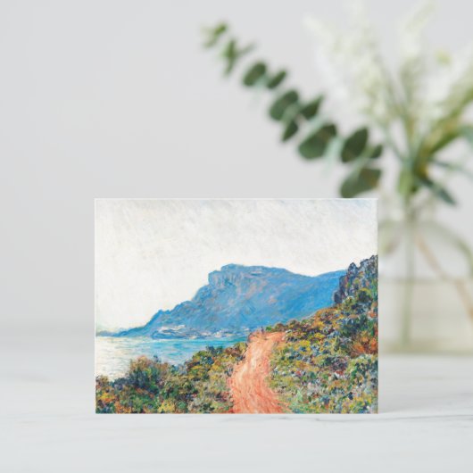 Claude Monet The Corniche bij Monaco Briefkaart (Staand voorkant)