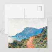 Claude Monet The Corniche bij Monaco Briefkaart (Voorkant / Achterkant)