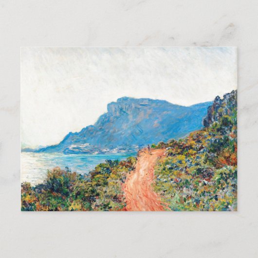 Claude Monet The Corniche bij Monaco Briefkaart (Voorkant)