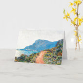 Claude Monet The Corniche bij Monaco Kaart (Gele Bloem)