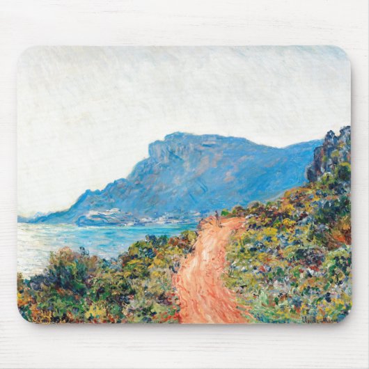 Claude Monet The Corniche bij Monaco Muismat (Voorkant)