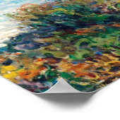 Claude Monet The Corniche bij Monaco Poster (Hoek)