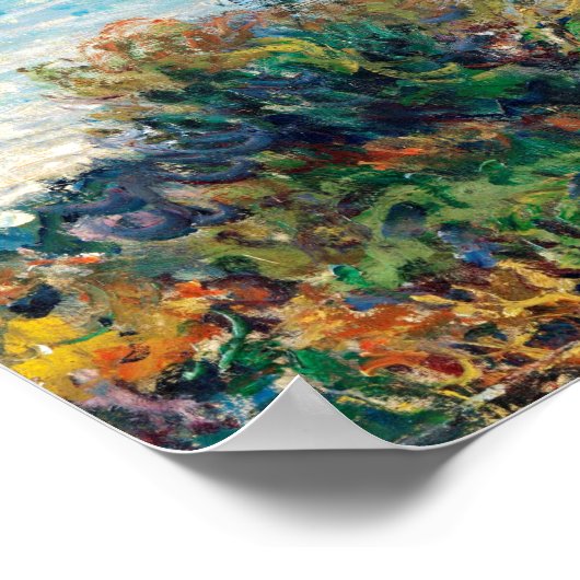 Claude Monet The Corniche bij Monaco Poster (Hoek)