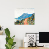 Claude Monet The Corniche bij Monaco Poster (Thuiskantoor)