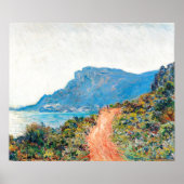 Claude Monet The Corniche bij Monaco Poster (Voorkant)