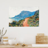Claude Monet The Corniche bij Monaco Poster (Keuken)