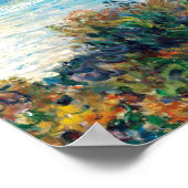 Claude Monet The Corniche bij Monaco Poster (Hoek)