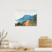 Claude Monet The Corniche bij Monaco Poster (Keuken)