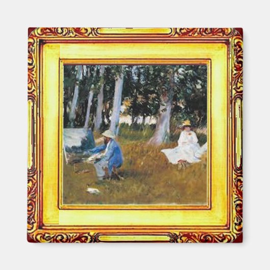 Claude Monet, The Edge of a Wood Magneet (Voorkant)