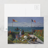 Claude Monet - The Garden at Sainte Adresse Art Briefkaart (Voorkant / Achterkant)