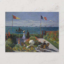 Claude Monet - The Garden at Sainte Adresse Art Briefkaart
