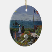 Claude Monet - The Garden at Sainte Adresse Art Keramisch Ornament (Rechts)