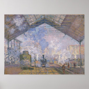 Claude Monet The Gare St. Lazare, 1877 Poster