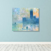 Claude Monet The Houses of Parliament Canvas Afdruk (Insitu (Houten vloer))