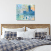 Claude Monet The Houses of Parliament Canvas Afdruk (Insitu (Slaapkamer))