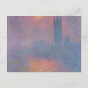 Claude Monet The Houses of Parliament, Londen Briefkaart