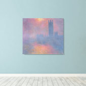 Claude Monet | The Houses of Parliament, Londen Canvas Afdruk (Insitu (Houten vloer))