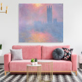 Claude Monet | The Houses of Parliament, Londen Canvas Afdruk (Insitu (Woonkamer))