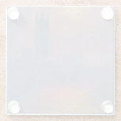 Claude Monet | The Houses of Parliament, Londen Glazen Onderzetter (Achterkant)