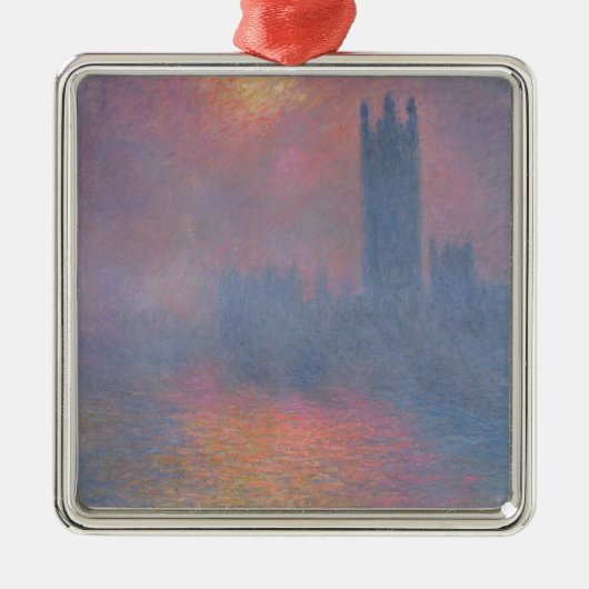 Claude Monet | The Houses of Parliament, Londen Metalen Ornament (Voorkant)