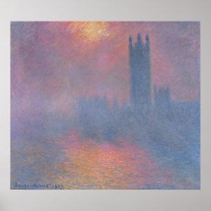 Claude Monet   The Houses of Parliament, Londen Poster