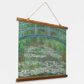 Claude Monet The Japanese Foot Bridge Old Art Hangend Wandkleed (Gebogen)