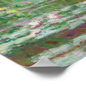 Claude Monet The Japanese Foot Bridge Old Art Poster (Hoek)