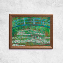 Claude Monet The Japanese Foot Bridge Old Art