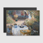 Claude Monet - The Luncheon Magnetic Kaart (Voorkant / Achterkant)