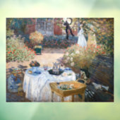 Claude Monet - The Luncheon Raamsticker (Vel 3)