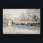 Claude Monet - The Magpie Acryl Muurkunst<br><div class="desc">The Magpie / La Pie - Claude Monet,  Oil on Canvas, 1868-1869</div>
