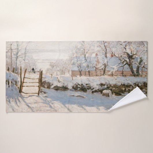 Claude Monet - The Magpie Bad Handdoek (Badhanddoek)